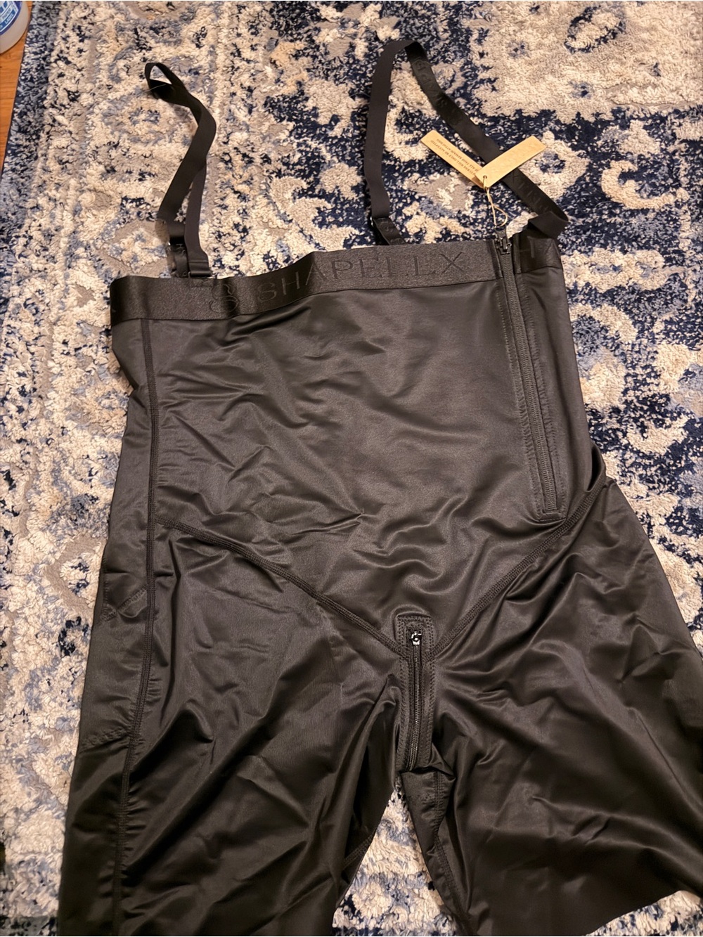 Shapellx Black High-Waist Shapewear Shorts